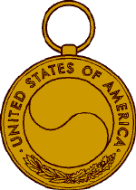 Korean Service Medal reverse